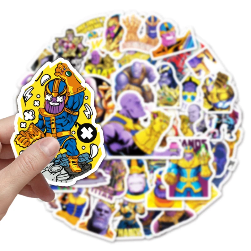 103050pcs thanos stickers luggage school student diary hand ledger motorcycle stationery mobile phone guitar decoration free global shipping