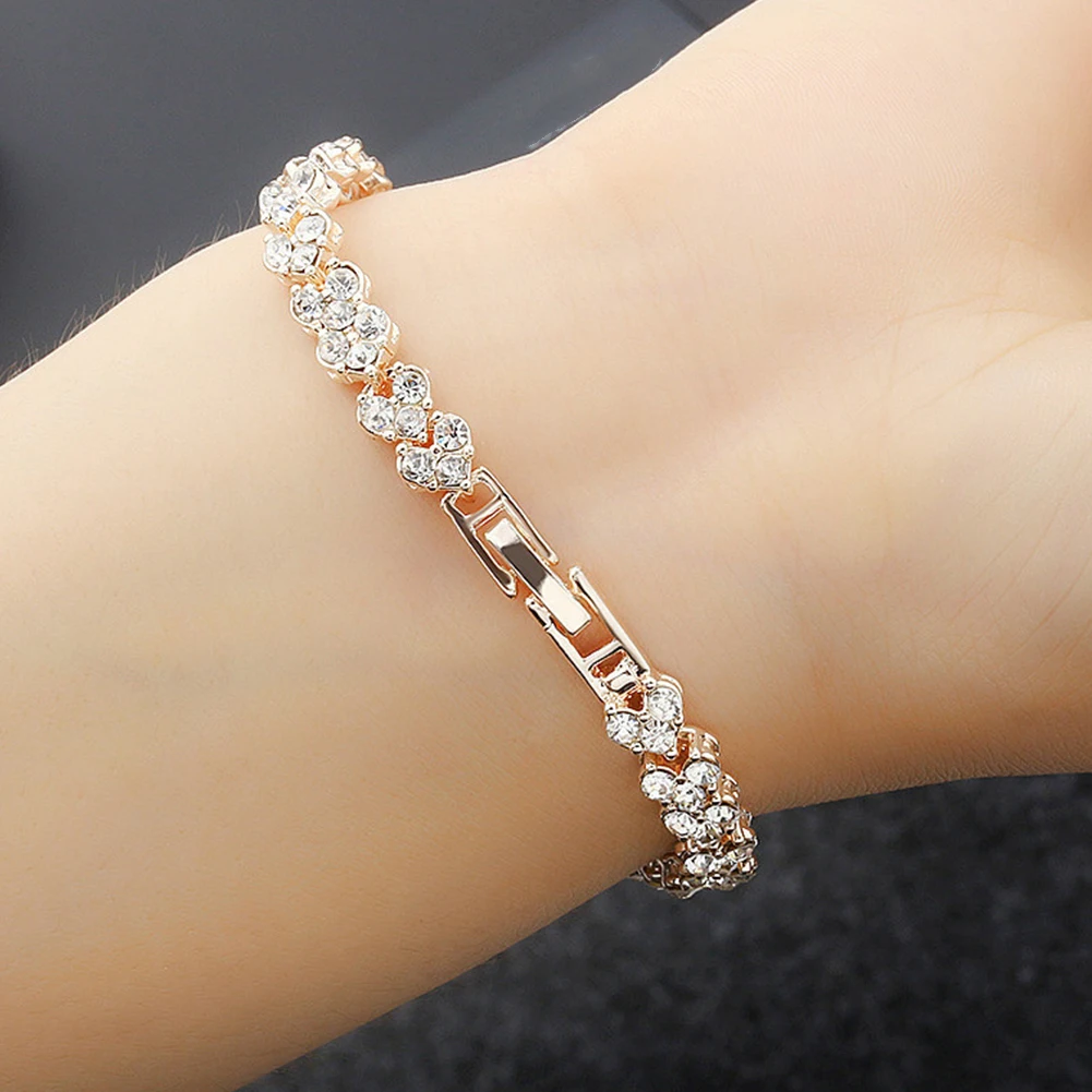 Для женщин браслеты на запястье в виде Мода Полный кубического циркония