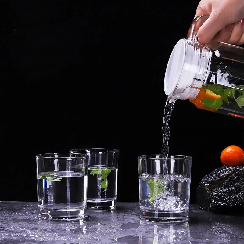 

Cooling Water Glass Cold Water Bottle Household Large Capacity Duckbill Pot Juice Flower Teapot Tie Pot Water Cup Wine Glasses