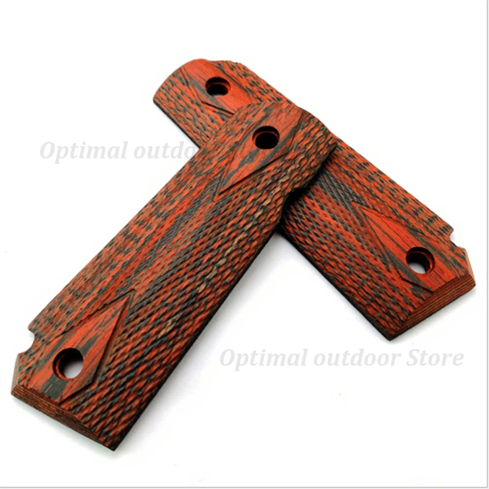 

1911 Wood grips High Polished Wood Grips custom CNC Material 1911 accessories