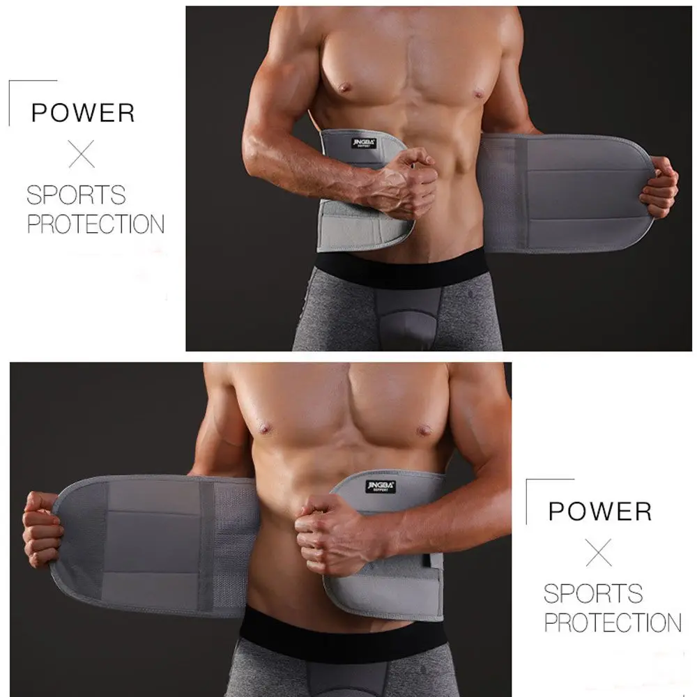 

Weightlifting Anti-skid Women Men Spine Breathable Back Pain Relief Lumbar Support Back Brace Back Support Belt
