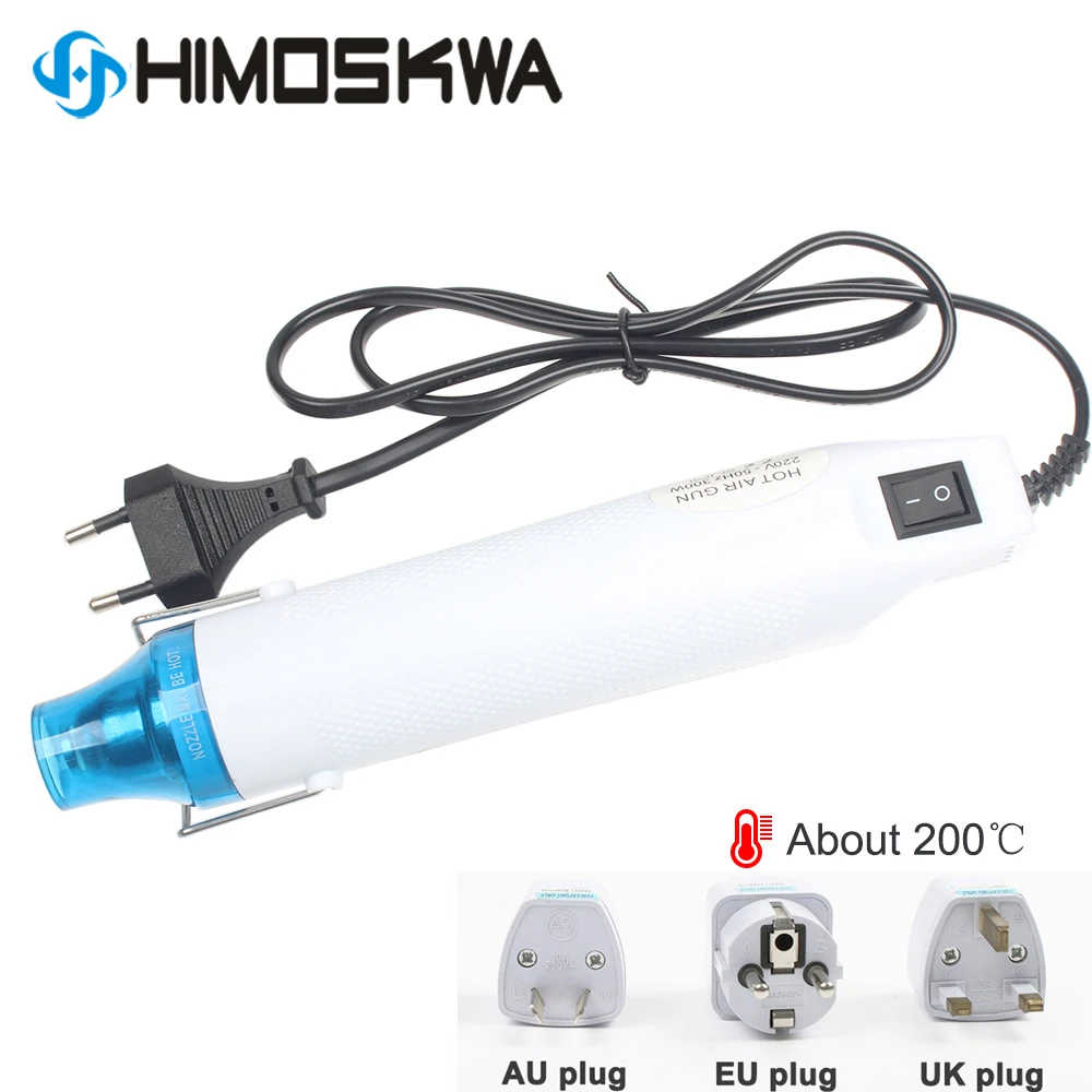 

220V DIY Using Heat Gun Electric Power tool hot air 300W temperature Gun with supporting seat Shrink Plastic DIY