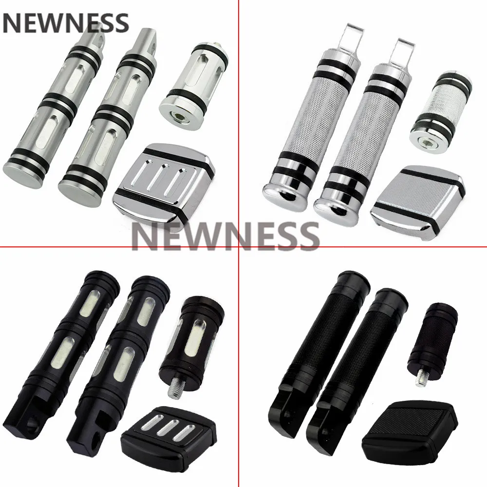 Подножка тормоза CNC, подножки для ног, переключатель передач и подножка для Harley Sportster 883 Touring Dyna Breakout Softail Chopper Custom.