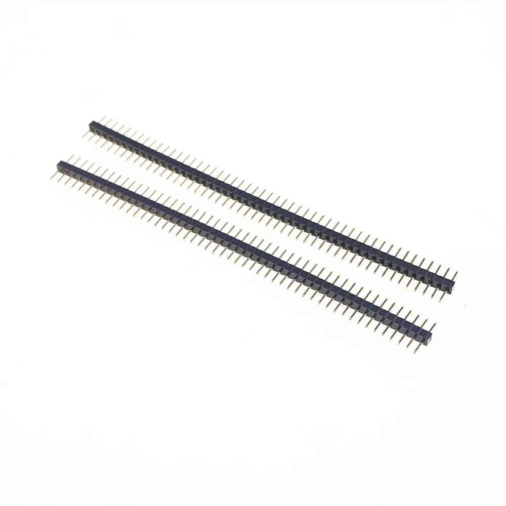 5 pcs 1.0 mm Pitch 1x50 P 50 Position PCB Header Pin Male Female Single Row Through Holes Straight Strip | Строительство и ремонт