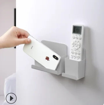 

Remote Control Storage Rack Household Bedroom Products Without Perforation Wall Mounted Type Household Remote Control Bracket