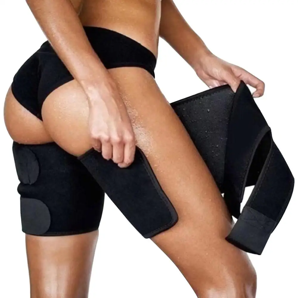 

2pcs Fitness Leggings Belt Leg Shaper Sauna Sweat Thigh Trimmers Calories off Slimming Legs Fat Thermo Neoprene Compress Belt