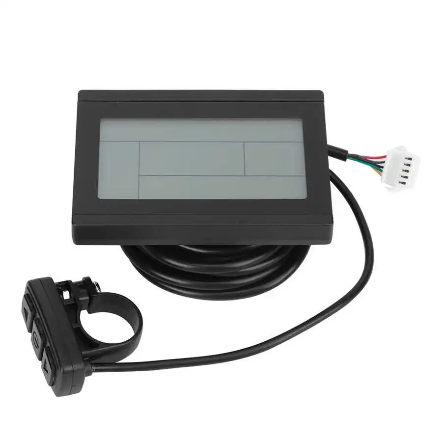 

Electric Bike Bike Conversion KT-LCD3U Horizontal Black & White Screen LCD Meter for SM Connector E-bike Motor Accessory