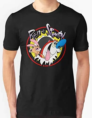 Ren & Stimpy футболка на заказ для мужчин и женщин унисекс мужская женская футболка| |