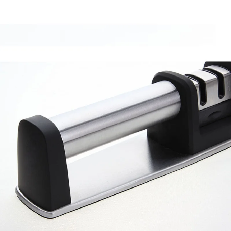

Knife Sharpener Whetstone Fixed Base Professional Sharpening Stone Tungsten Kitchen Double-sided Blade Sharpener Polishing Tools