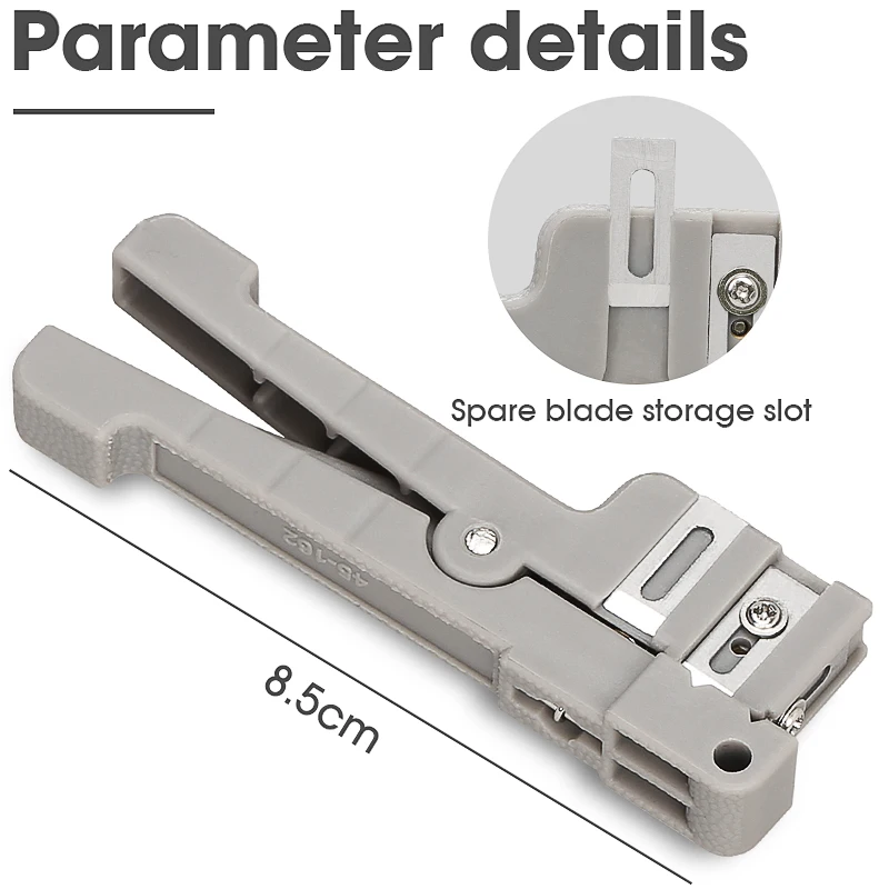 

Fiber Optic Stripper 45-162 45-163 45-165 Coaxial Cable Stripper Optical Cable Slitter Wire Stripper