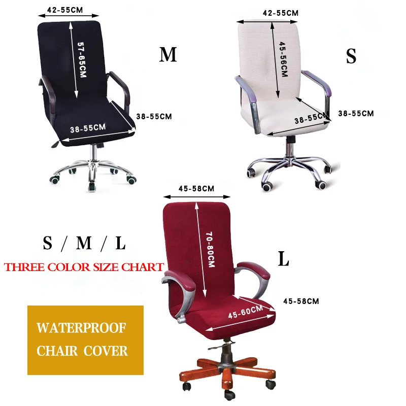 стулья для кухни Чехлы сидений компьютерные кресла офисов чехол спандекс