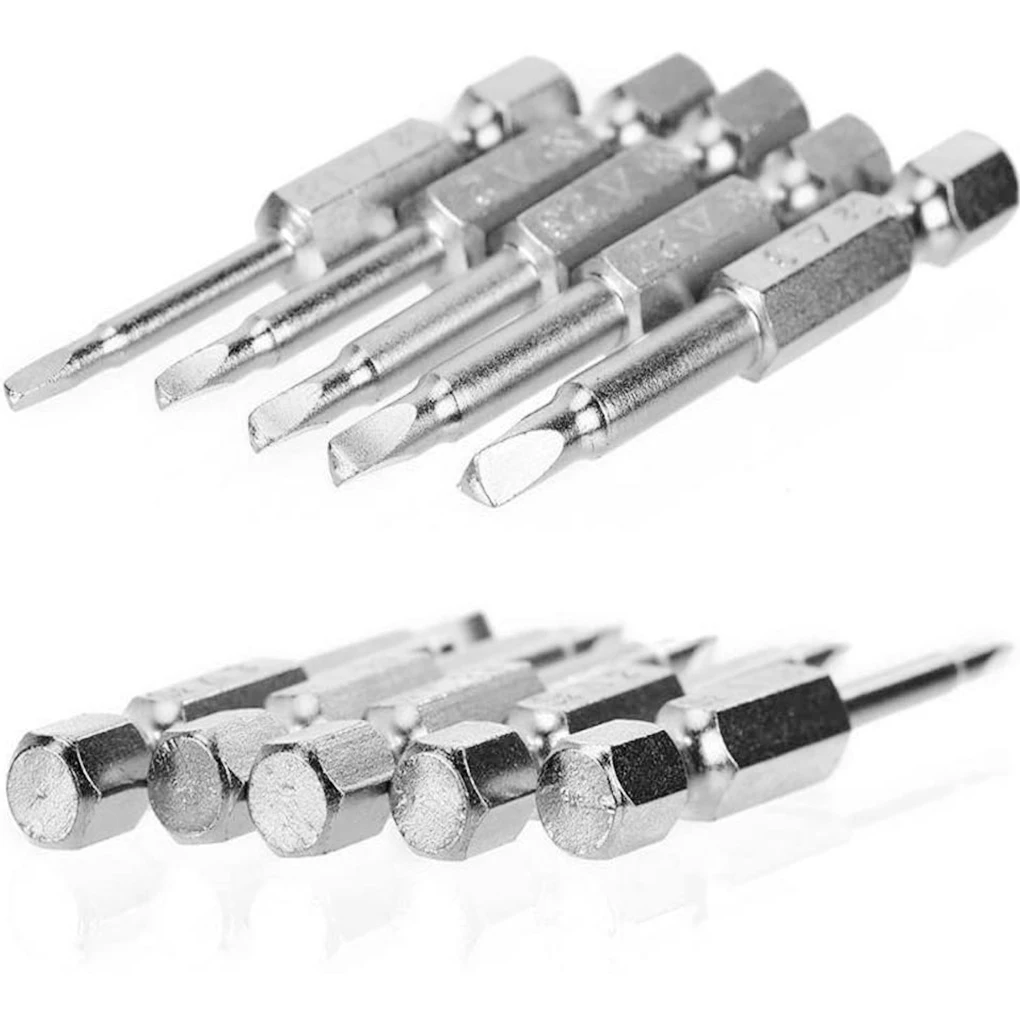 

5Pcs Alloy Steel Electric Screwdriver Bits Wear Resistant Adhesive Screw Driving Tool Supplies