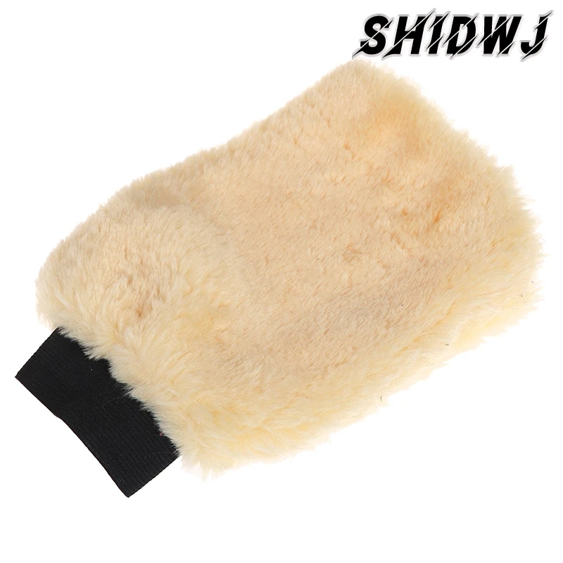 

Car Wash Glove Artificial Wool Water Absorption Car Wash Micro Fiber Washing Gloves for glass PVC plastics Leather Car Cleaning