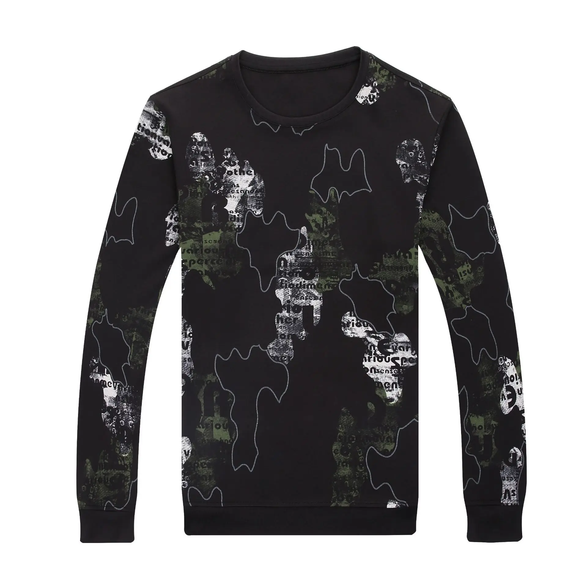 Осень 2019 мужская повседневная футболка с длинным рукавом Мужская | одежда