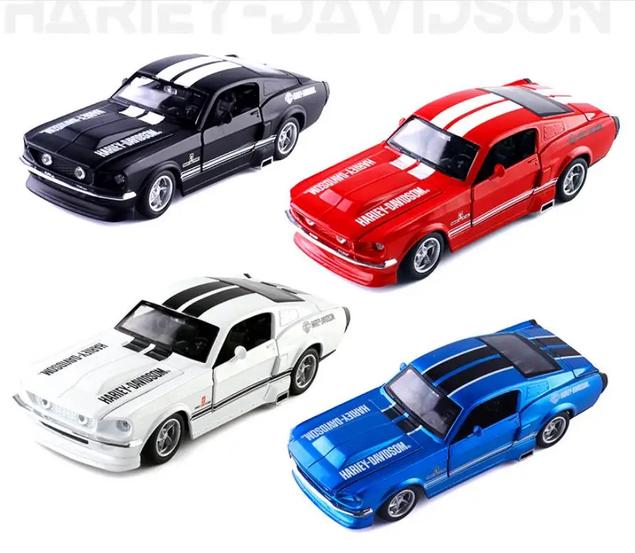 1:32 Ford Mustang модель автомобиля из сплава детские развивающие игрушки имитация