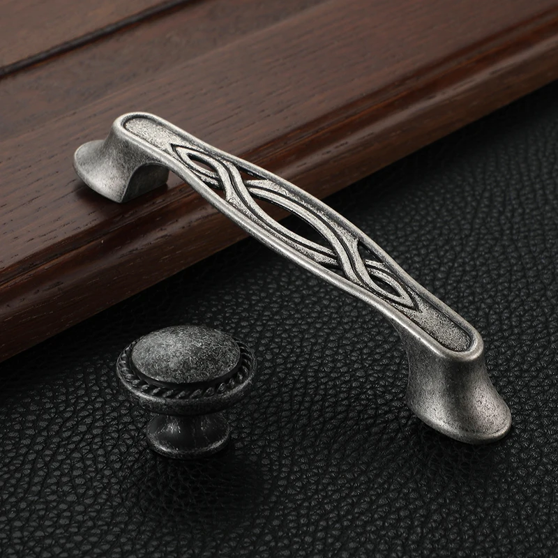 WV Ретро кухонные дверные ручки для дверей шкафа винтажные мебельная фурнитура