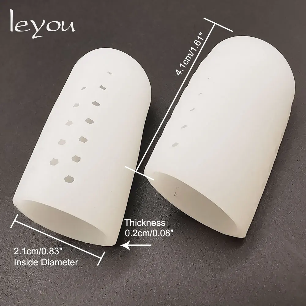 Силиконовый гель большой Защитный колпачок для носка дышащие силиконовые