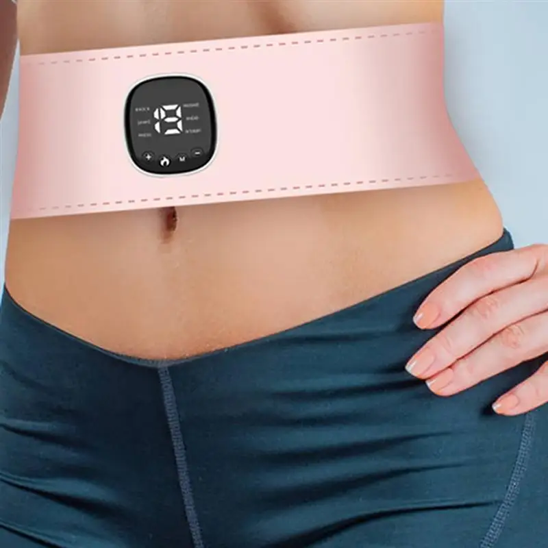 

1 Set Warm Uterus Waist Belt Safe Intelligent Pain Relief Menstrual Heated Belt Uterus Waist Belt for Madam Waist Massager