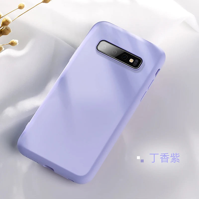 Силиконовый чехол для телефона для samsung Galaxy S10 Lite S8 S9 плюс S7 край J7 J5 Prime J3 Pro A3 A5 A7 обратите внимание, для девочек от 5 до 8 лет 9 - Цвет: Фиолетовый