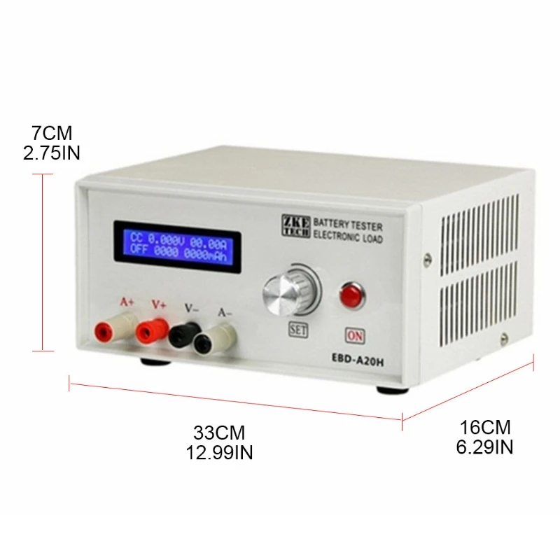 

EBD-A20H Electronic Load Battery Discharge Tester Professional Battery Capacity Tester Power Supply 30V 20A 200W