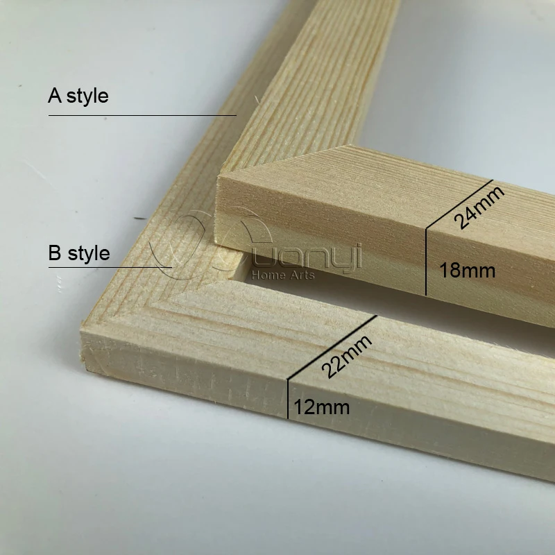 Большой размер Лучшее качество квадратный Натуральный Деревянный DIY рамка для