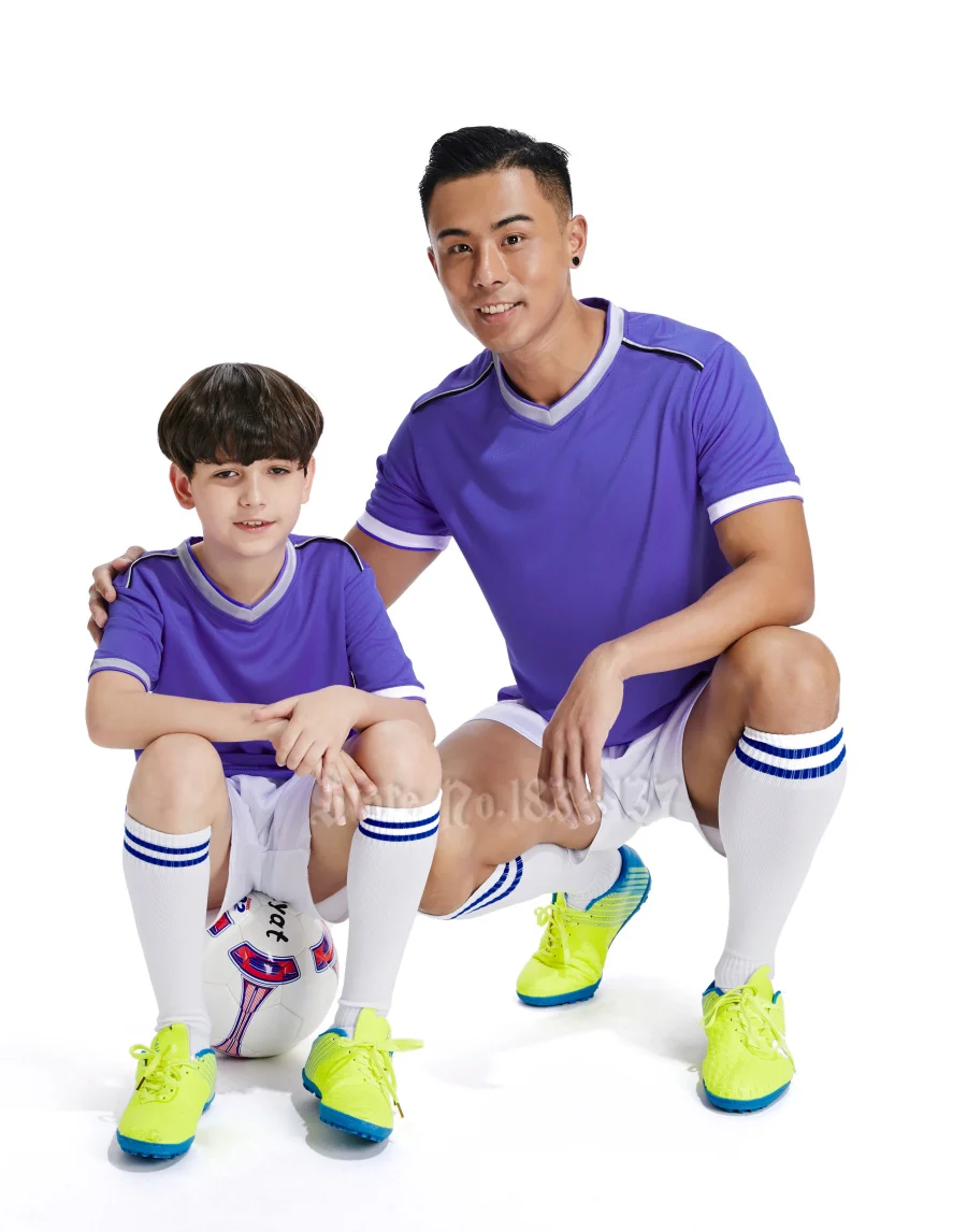 Футбольная форма для детей и мужчин, новинка года, комплект спортивной одежды, футболка для футбола, футболка для мальчиков, Футбольная команда, спортивный костюм, Футбольная форма