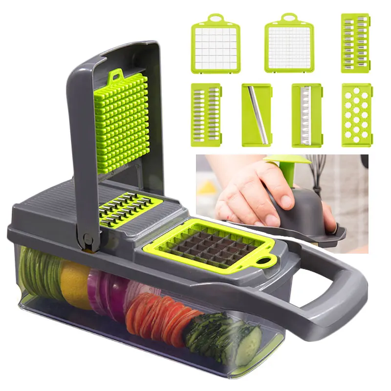 Multi-function Vegetable Cutter Stainless Steel Blades Mandoline Potato Peeler Carrot Shred Device Household Hand Kitchen Tools | Дом и сад