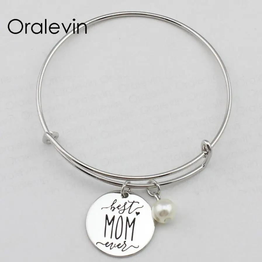 Вдохновляющие Подвески BEST MOM с ручной гравировкой подвеска серебряного цвета