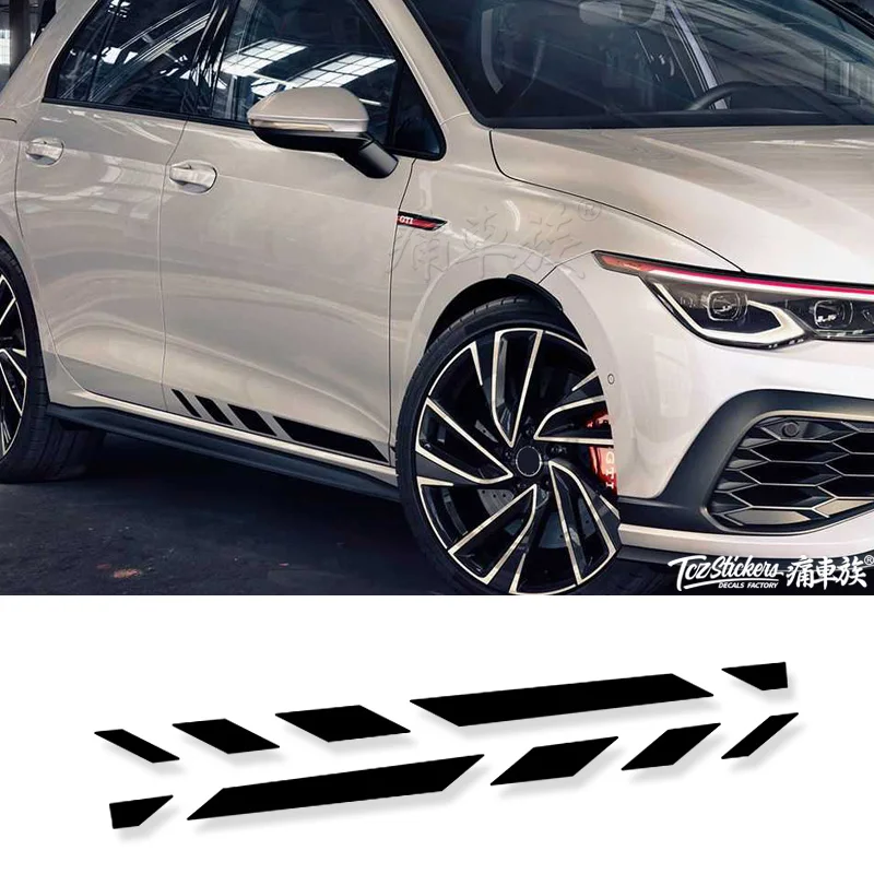 

Автомобильные наклейки для Volkswagen Golf 8 GTI Clubsport body outdoor, персонализированные декоративные наклейки на заказ