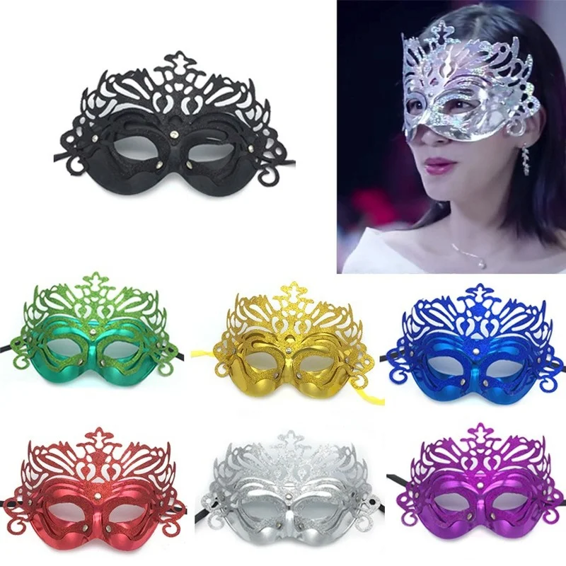 

20pcs Women Venetian Mask Fancy Party Costume Supplies Ball Prom Festival Mardi Gras Easter Wedding Christmas Birthday Halloween