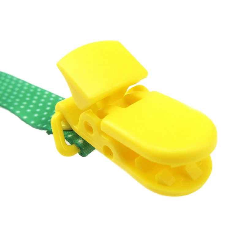 Цепочка для соски с мультяшным принтом фиксированная кнопка зажим цепью лента