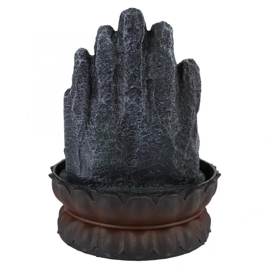 Статуя Будды фонтан Крытый Воздух Увлажнитель воздуха водопад офисный