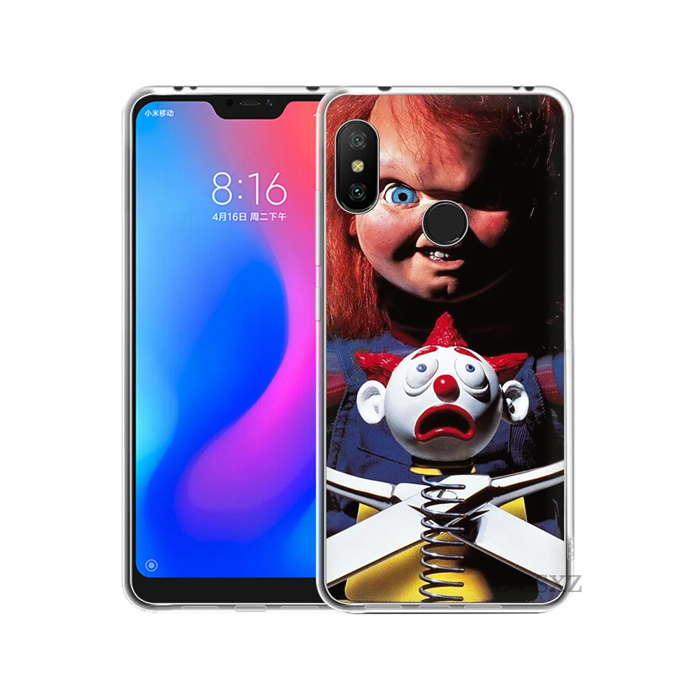 Чехол Чаки ужас CHURSE из детская игра сделай сам для Xiaomi Redmi mi 8 SE Примечание 5 5A 6 6X Pro X