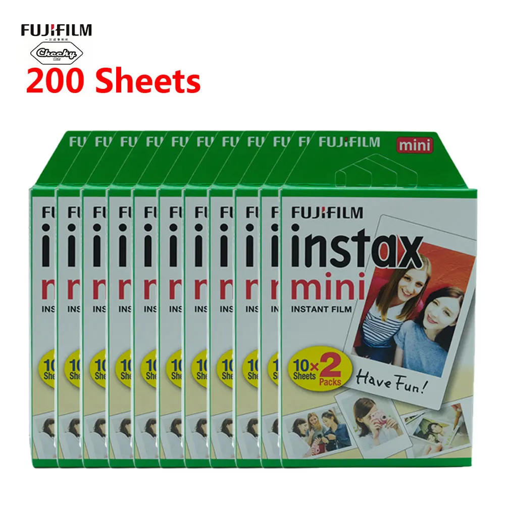 Белая фотопленка Fuji Fujifilm Instax Mini 10 20 40 60 100 200 листов мгновенная фотокамера FUJI 9 8 7s 70