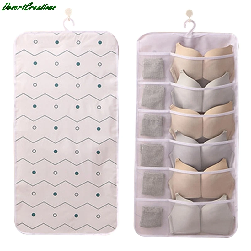 

Многофункциональная подвесная сумка для хранения, толстая Нетканая подвесная сумка для хранения нижнего белья, настенный органайзер для б...