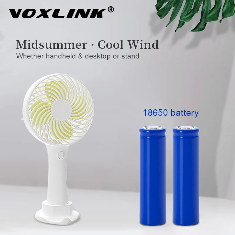 VOXLINK 18650 аккумуляторная батарея для лета мини кулер ручной USB портативный