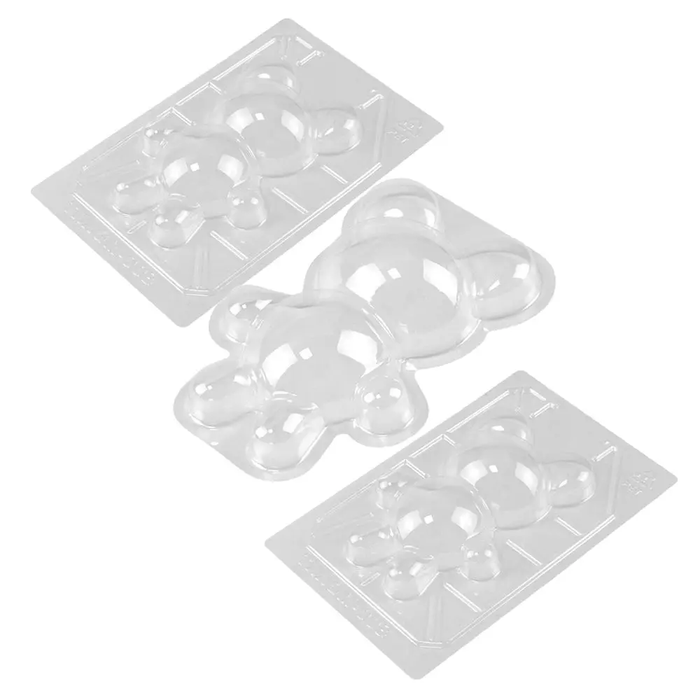 3 шт. силиконовая форма для шоколада в виде медведя | Дом и сад