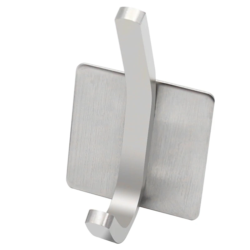 

Квадратные настенные крючки для кухни, из нержавеющей стали, без отверстий, 4 шт./набор