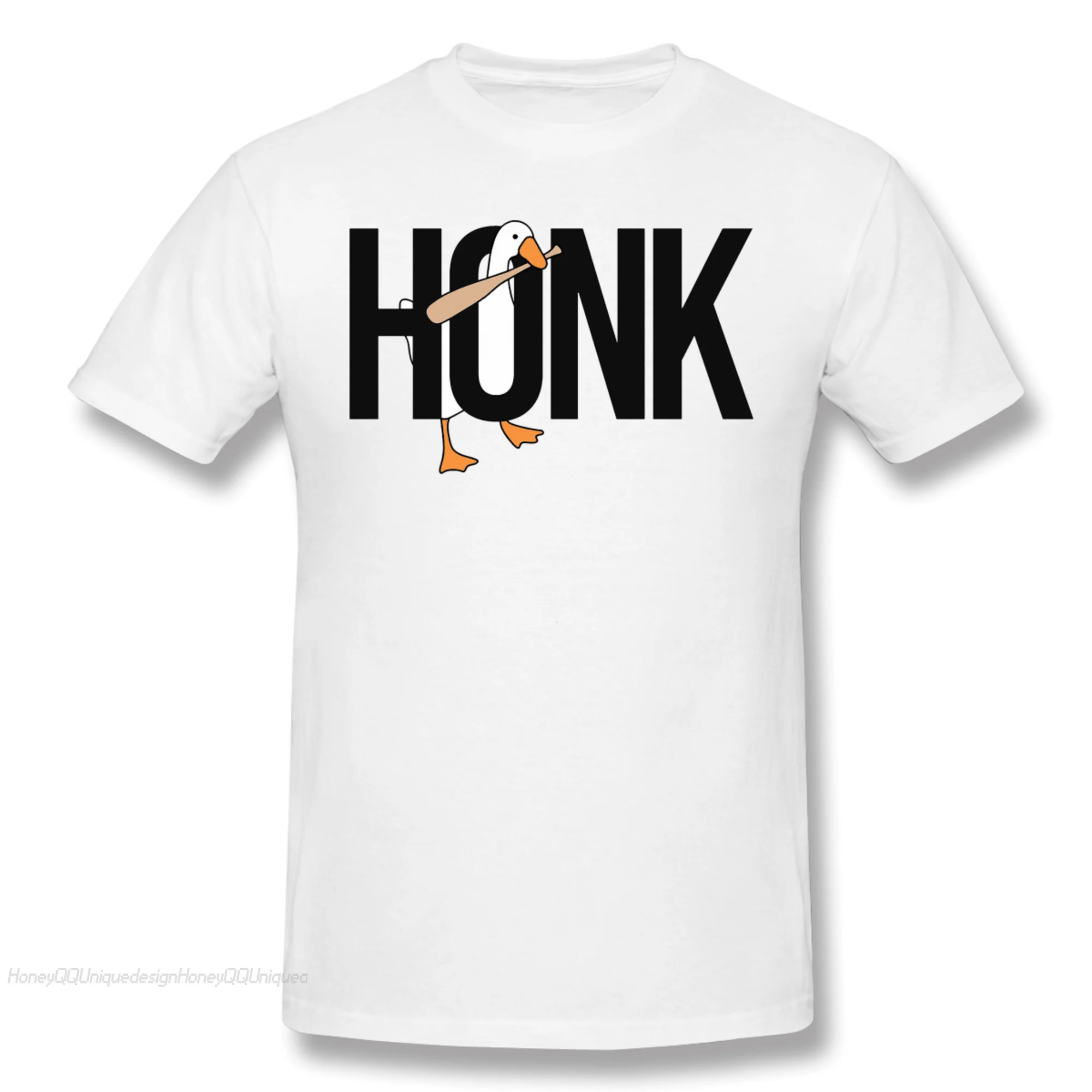 

Top Quality Men Clothing Untitled Goose Games Funny Adventure T-Shirt Cool Honk Shirt Fashion Short Sleeve
