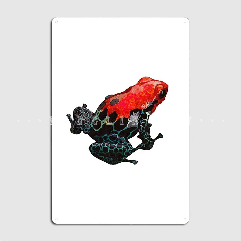 

Red Blue Dart Frogs Metal Sign Pub Pub Garage Retro Poster Tin Sign Poster