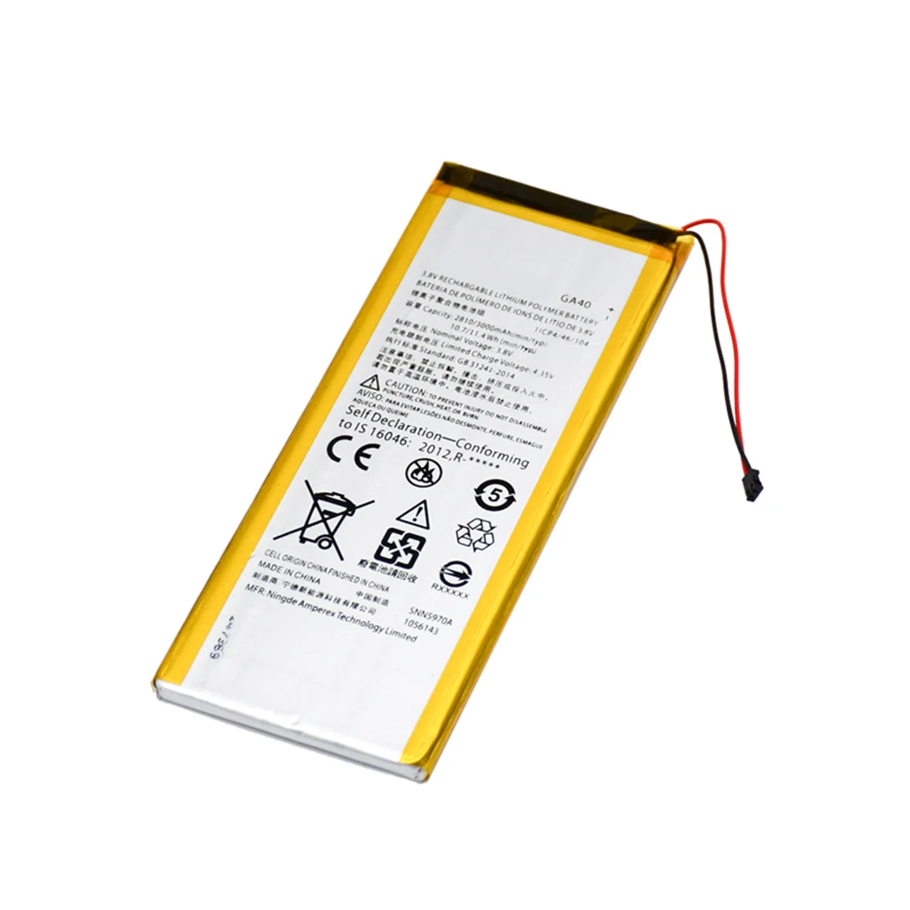 100% новый аккумулятор GA40 для Motorola Moto G4 G4Plus XT1625 XT1622 XT1624 XT1644 XT1643 SNN5970A 2810/3000 мАч