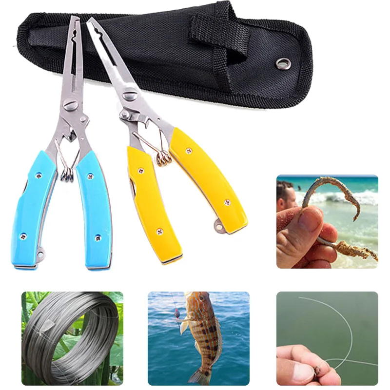 

Lure Fishing Pliers Stainless Steel Fishing Gripper Lure Pliers Multifunction Fish Scissors Line Cutter Fishing Tools