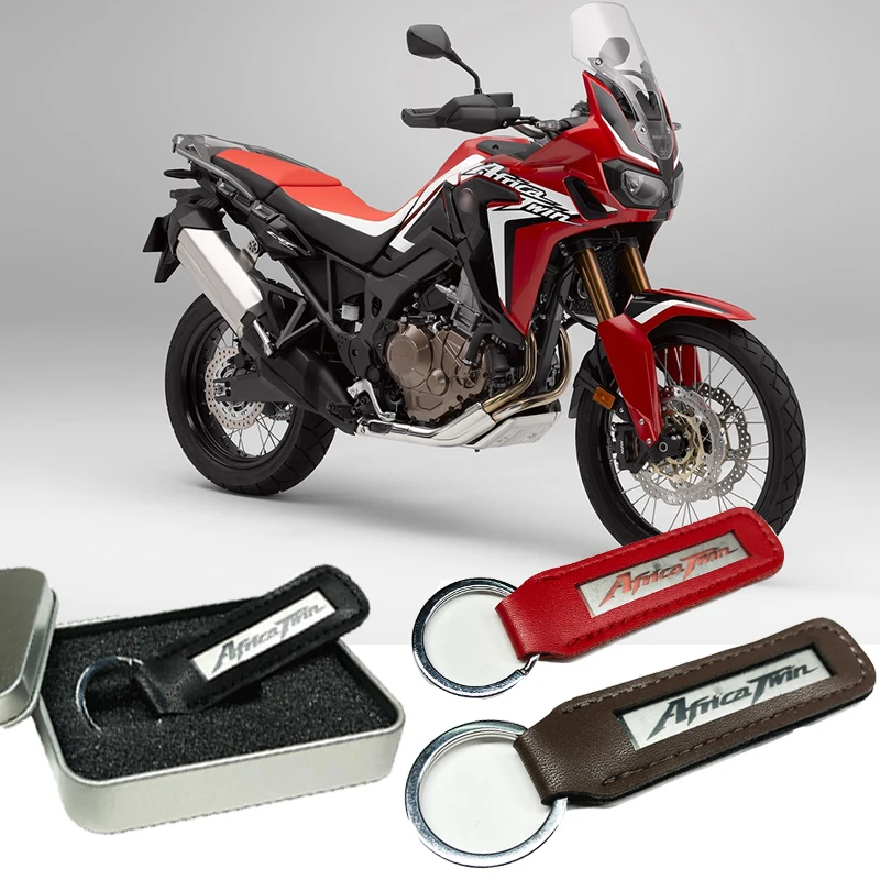 Брелок для ключей с кожаным ремешком подходит Honda CRF1000L|Накладки и декоративные