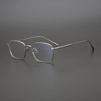 japanese brand optical titanium square ultra light gafas hand made eyeglasses myopia prescription glasses frames men de oculos