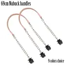 Новинка 2019, 1 пара, плоская, серебристая, короткая, толстая, одиночная цепь из нубука с пряжкой OT, черные винты для Obag O bag, ручки для женской сумки