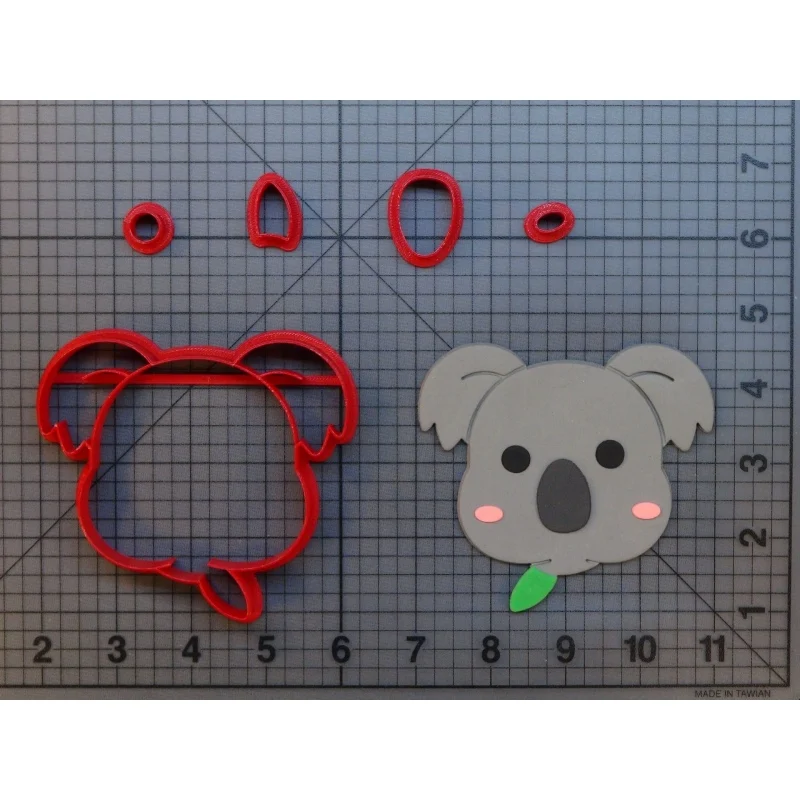 Милые австралийские животные малыш коала Медведь Сердце глаз помадка резак для