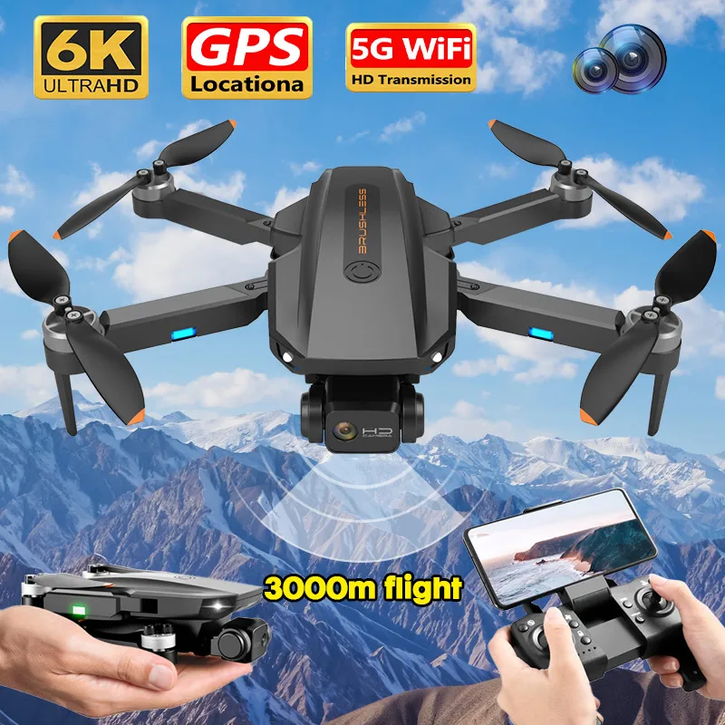 

Дрон RG101, радиус 5G км, камера 6K HD, GPS, функция стабилизации