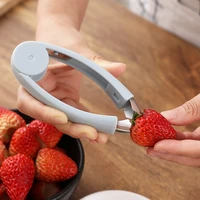 creative strawberry pedicle peeler stainless steel pineapple eye remover fruit vegetable tools home gadget kitchen accessories