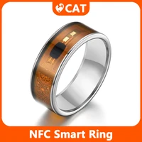 nfc smart ring multifunctional stainless steel waterproof intelligent digital technology ring high end gifts fashion jewelry new