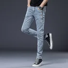 Коллекция HOO 2022 года, модные джинсы с карманами для подростков, мужские джинсовые брюки с высокой моральностью